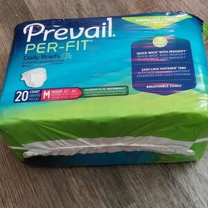 NEW PREVAIL PER- FIT DAiLY UNDERWEAR 20 COUNT